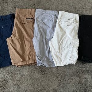 Jean/khaki shorts